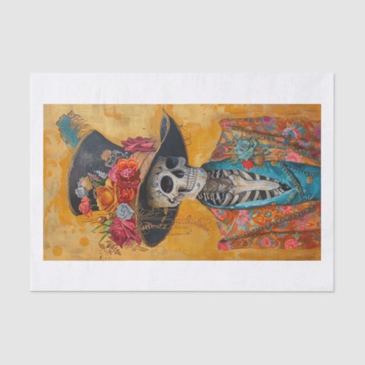 Skelet Lyfe15 Tissuepapier (Voorkant)