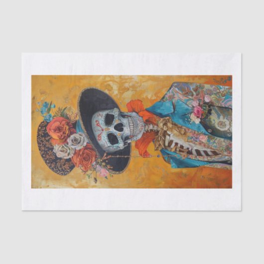 Skelet Lyfe18 Tissuepapier (Voorkant)