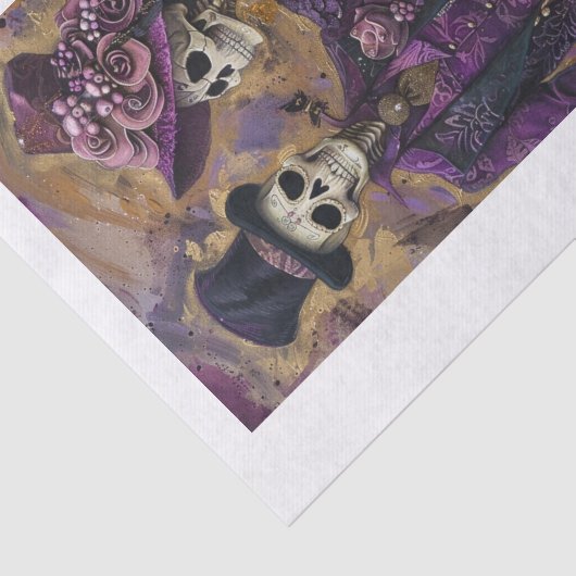 Skelet Lyfe33 Tissuepapier (Detail)