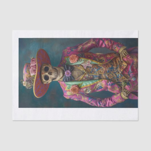 Skelet Lyfe4 Tissuepapier (Voorkant)