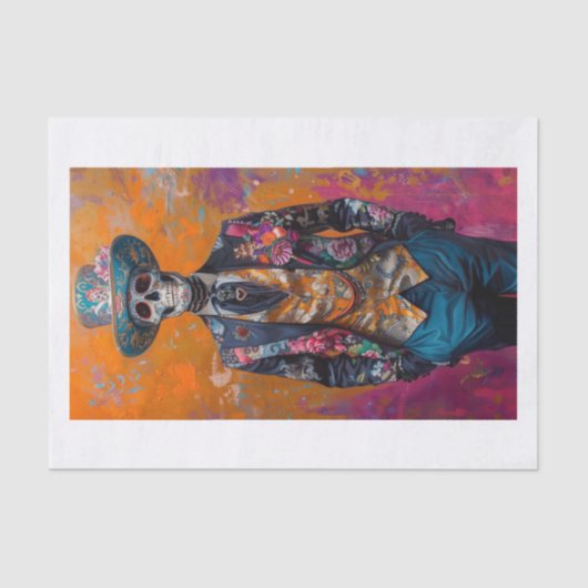 Skelet Lyfe5 Tissuepapier (Voorkant)