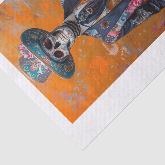 Skelet Lyfe5 Tissuepapier (Detail)