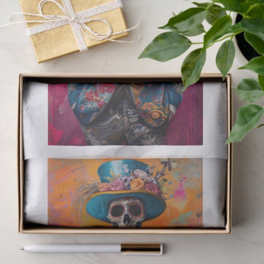 Skelet Lyfe7 Tissuepapier (Geschenk)