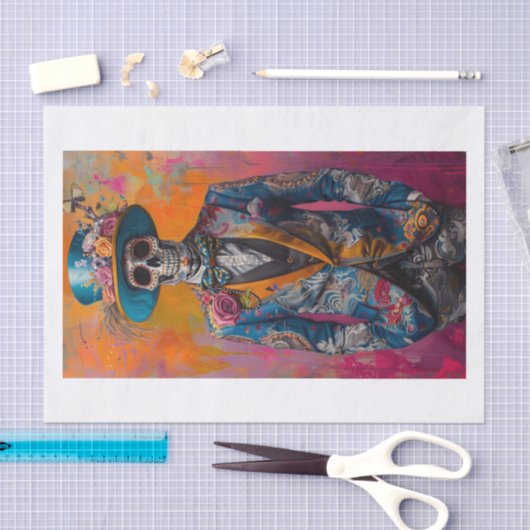 Skelet Lyfe7 Tissuepapier (Craft)