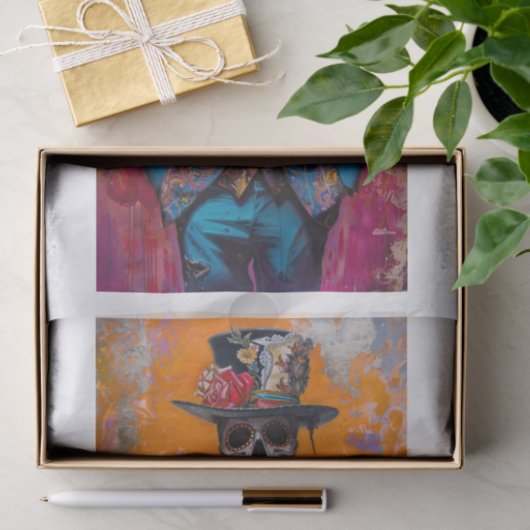 Skelet Lyfe8 Tissuepapier (Geschenk)