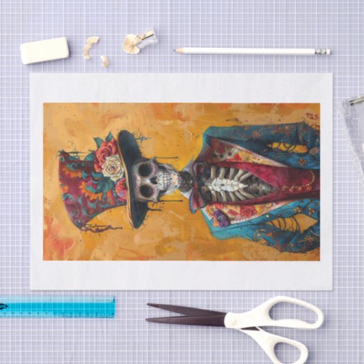 Skelet Lyfe9 Tissuepapier (Craft)