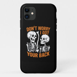 Skelet Maak je geen zorgen, ik sta achter je Hallo Case-Mate iPhone Case