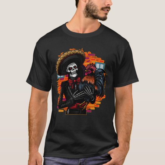 Skelet Mariachi T-shirt (Voorkant)