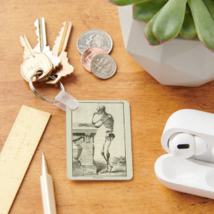 skelet, menselijke anatomie van Denis Diderot Sleutelhanger