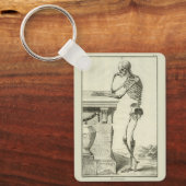 skelet, menselijke anatomie van Denis Diderot Sleutelhanger (Voorkant)