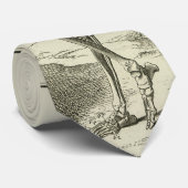  skelet, menselijke anatomie van Denis Diderot Stropdas (Opgerold)