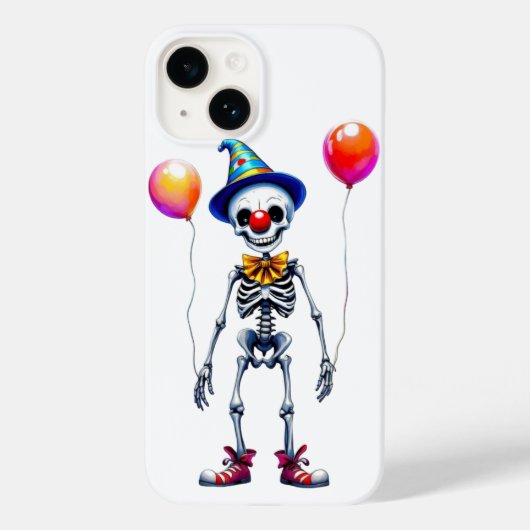 Skelet met ballonnen, Halloween, auteur Natasha Case-Mate iPhone Case (Achterkant)