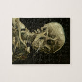 Skelet met brandende sigaret legpuzzel (Horizontaal)