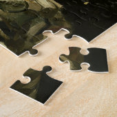 Skelet met brandende sigaret legpuzzel (Zijkant)