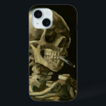 Skelet met brandende sigaret | Vincent van Gogh iPhone 15 Case<br><div class="desc">Skull of a Skeleton with Burning Cigarette (1886) van Vincent van Gogh is een opvallend en onconventioneel stillevenschilderij met een menselijke schedel met een aangestoken sigaret tussen de tanden. De donkere achtergrond versterkt de helderheid van het skelet, terwijl de kleine rookpluim een gevoel van vergankelijkheid en ironie toevoegt. Dit kunstwerk,...</div>