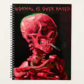 Skelet met brandende sigaretten van Van Gogh Planner (Voorkant)