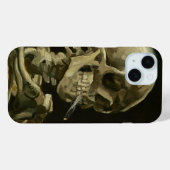 Skelet met een brandende sigaret | Van Gogh Case-Mate iPhone Hoesje (Back (Horizontal))
