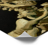 Skelet met een brandende sigaret | Van Gogh Poster (Hoek)