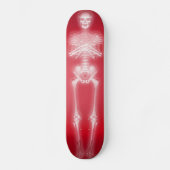 Skelet met gloed: aangepast skateboard (Voorkant)
