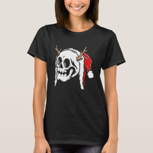 Skelet met Kerstmis met kerstmis met Pajama X T-shirt