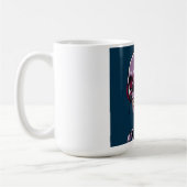 Skelet met koptelefoon koffiemok (Links)