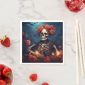 Skelet met kroon van Rozen Servet (Insitu)