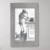 Skelet met Poster van de schedel (Voorkant)