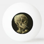 Skelet met sigaret van Van Gogh Pingpongbal (Voorkant)