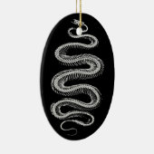 Skelet met slangen keramisch ornament (Rechts)