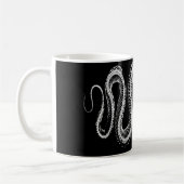 Skelet met slangen koffiemok (Links)