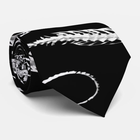 Skelet met slangen stropdas (Opgerold)