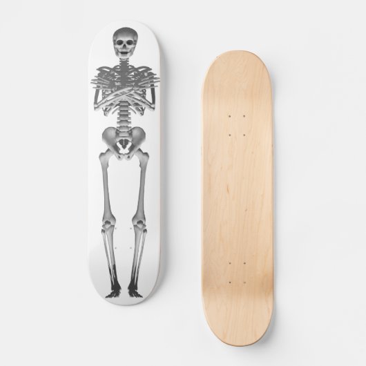 Skelet met volledige lengte: aangepast skateboard (Voorkant)