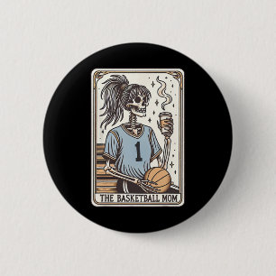 Skelet Moeder Tarotkaart Skelet Halloween Hekserig Ronde Button 5,7 Cm