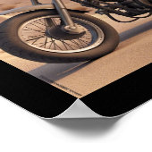 Skelet Motorcycle Poster (Hoek)