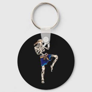 Skelet Muay Thai Halloween Kickboksen Mma Sleutelhanger