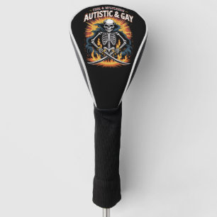 Skelet Niet Cool En Mysterieus Autistisch Homo Golfheadcover