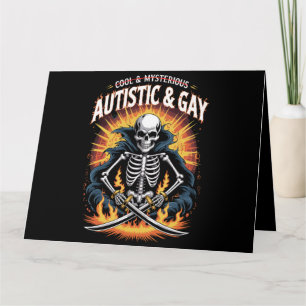 Skelet Niet Cool En Mysterieus Autistisch Homo  Kaart