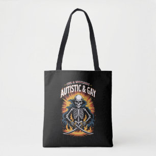 Skelet Niet Cool En Mysterieus Autistisch Homo  Tote Bag