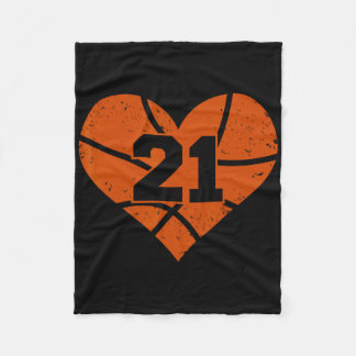 Skelet Nummer 21 Jersey Grappig Skelet Hart Spelda Fleece Deken