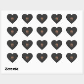 Skelet Ontwerp voor Vaderbelasting Halloween Snoep Hart Sticker (Vel)