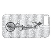 Skelet op de Unicycle Case-Mate iPhone Case (Achterkant (Horizontaal))