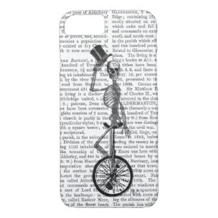 Skelet op de Unicycle iPhone 8/7 Hoesje