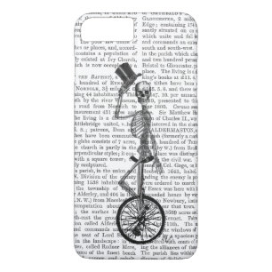 Skelet op de Unicycle iPhone 8/7 Plus Hoesje