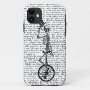 Skelet op de Unicycle Case-Mate iPhone Case