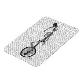 Skelet op de Unicycle Magneet (Linkerzijde)