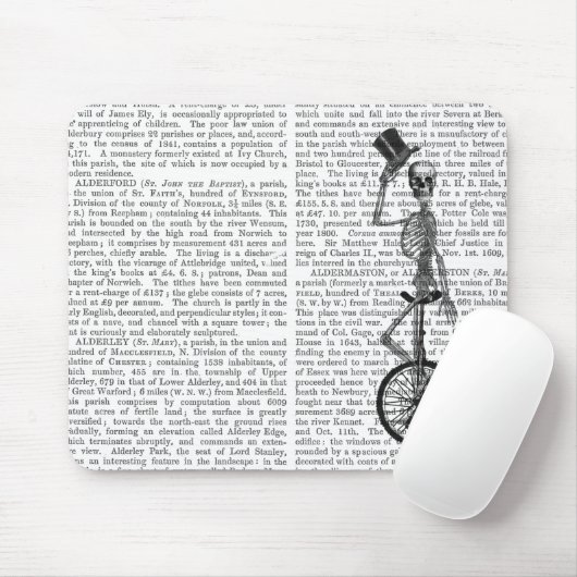 Skelet op de Unicycle Muismat (Met muis)