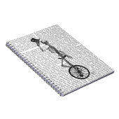 Skelet op de Unicycle Notitieboek (Rechterzijde)