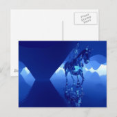 skelet op een paard briefkaart (Voorkant / Achterkant)