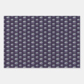 Skelet op Gay Flag kleuren achtergrond Inpakpapier Vel (Voorkant)