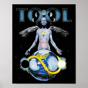 Skelet Oude Tool Shake Handyman Sarcastische Musi Poster